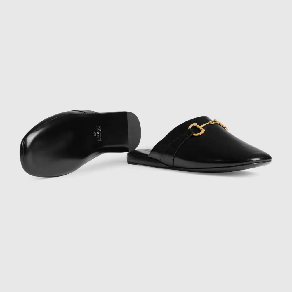 Giày Gucci Horsebit Blower 604075-D3V00-1000 - Ảnh 3
