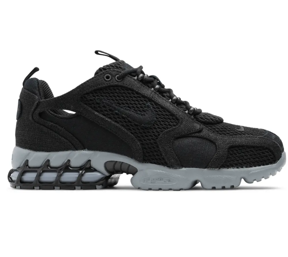 Giày Nike Stussy x Air Zoom Spiridon Caged 2 'Black Cool Grey' CQ5486-001