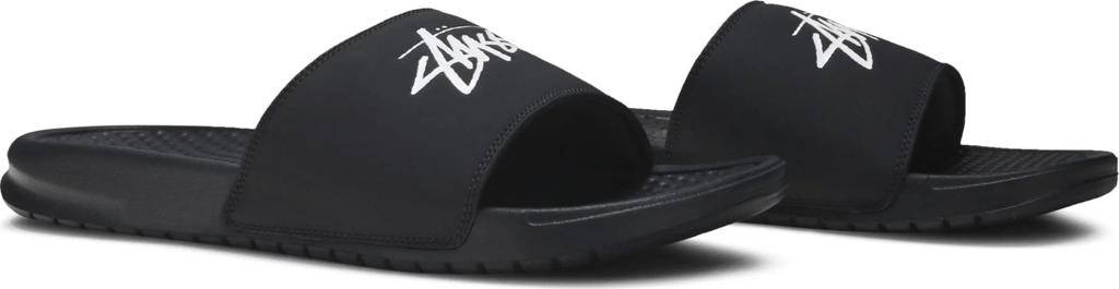 Dép Nike Stussy x Benassi 'Off Noir' CW2787-001 - Ảnh 2