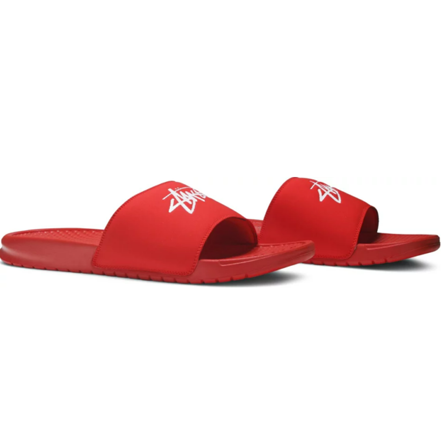 Dép Nike Stussy x Benassi 'Habanero Red' CW2787-600 - Ảnh 2
