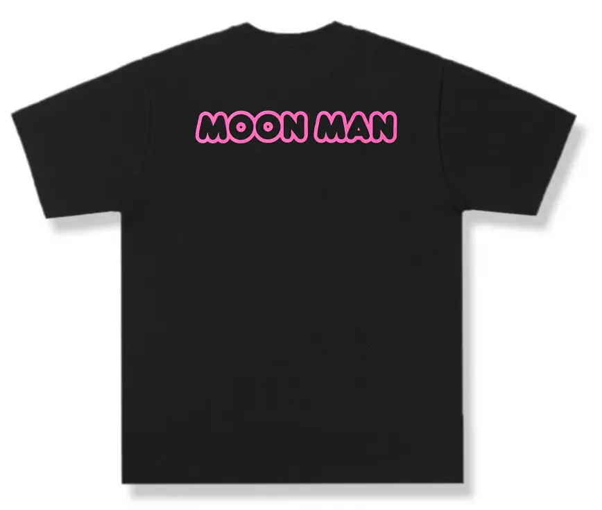 Alternative view of Áo Bape x Kid Cudi 10th Anniversary Space Galaxy Baby Milo Black Tee