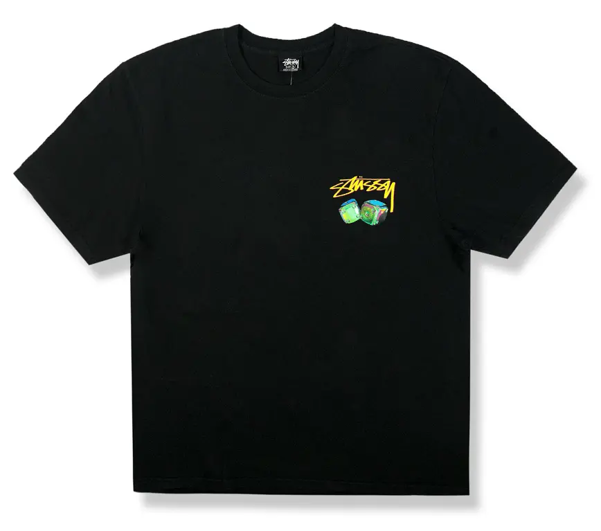Áo Stussy Irisdescent Dice Black Tee