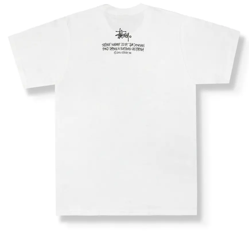 Alternative view of Áo Stussy Here Today Gone Tomorrow Tee White