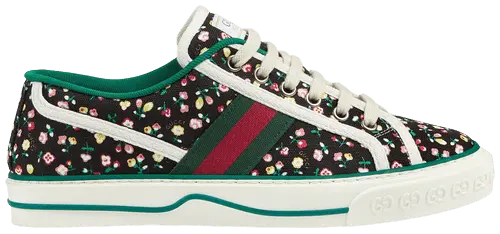 Giày Gucci x Liberty of London Wmns Tennis 1977 'Floral - Black' 606110-2IC10-1085