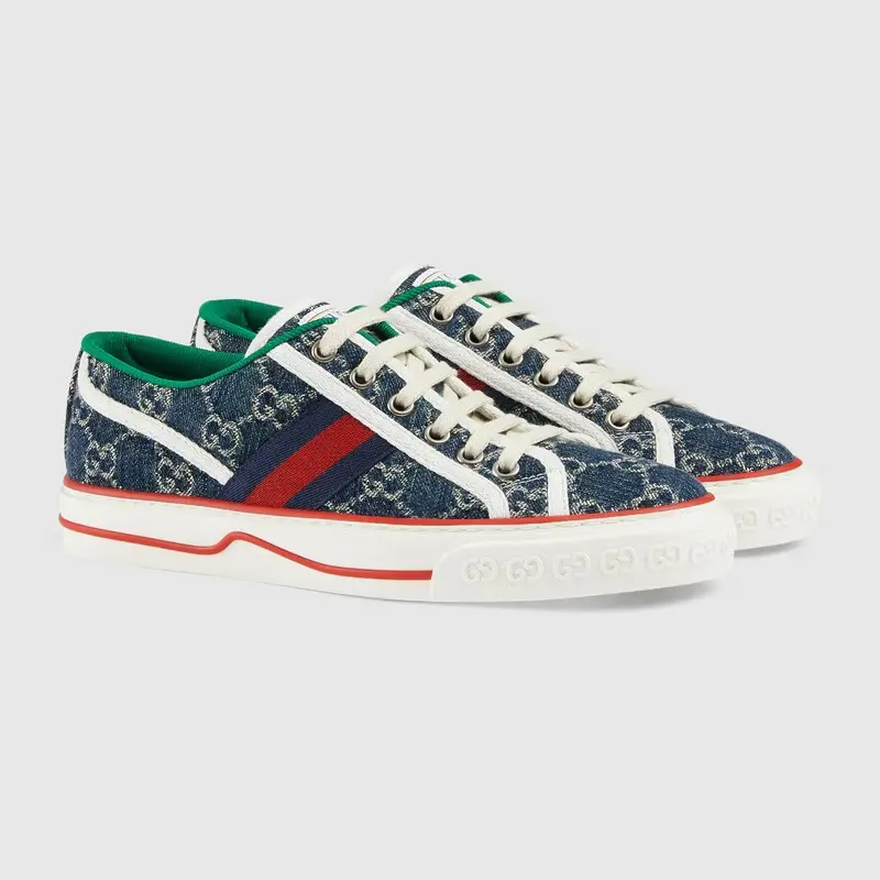Giày Gucci Wmns Tennis 1977 'Denim' 606110-2KQ10-4463 - Ảnh 4