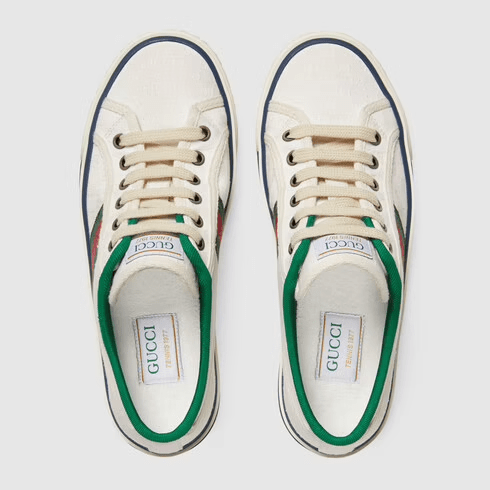 Giày Gucci Wmns Tennis 1977 'White Mini GG' 606110-99W90-9085 - Ảnh 4