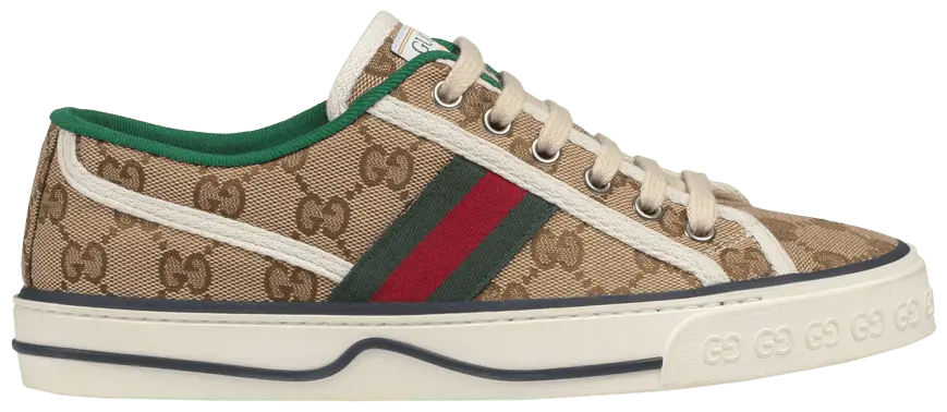 Giày Gucci Wmns Tennis 1977 'Beige Ebony' 606110-HVK20-9766