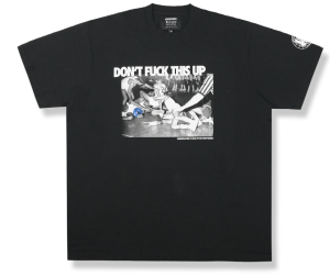Áo Undefeated x Eco Life Don't Fuck This Up Tee Black