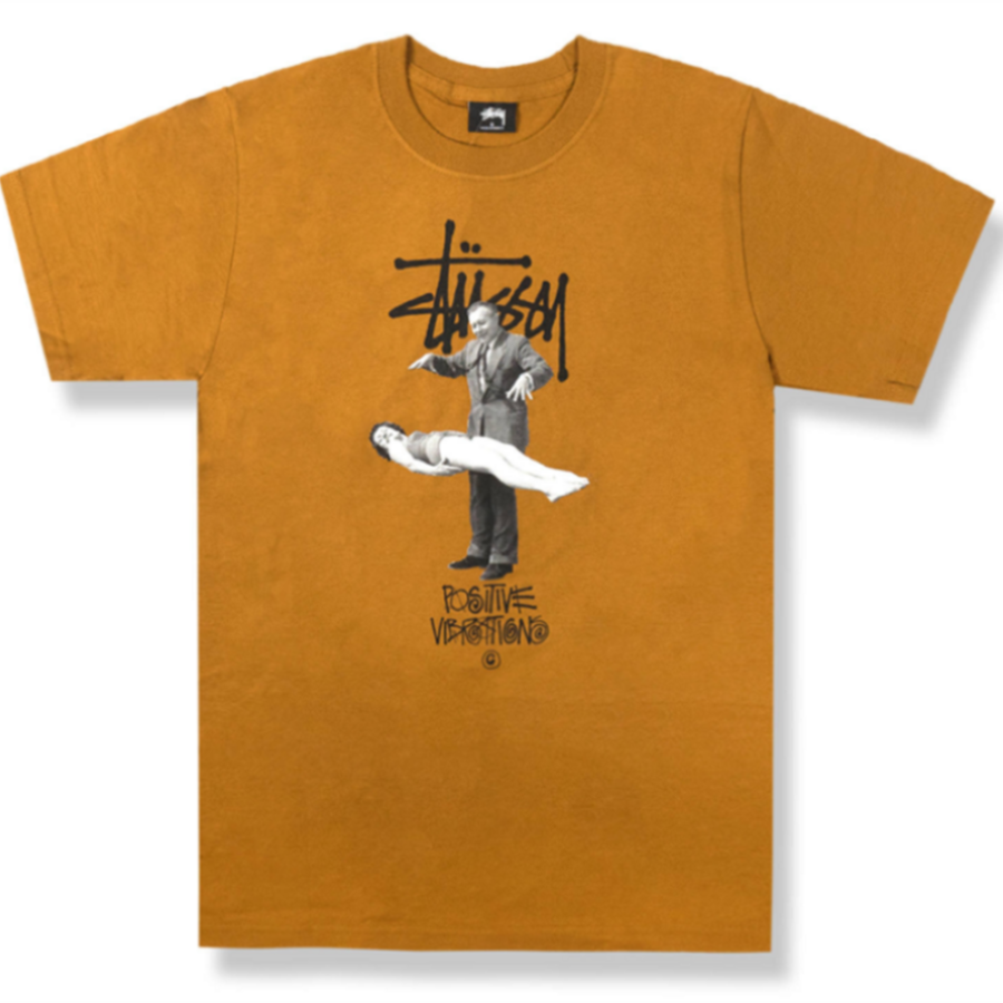 Áo Stussy Levitate Tee Caramel
