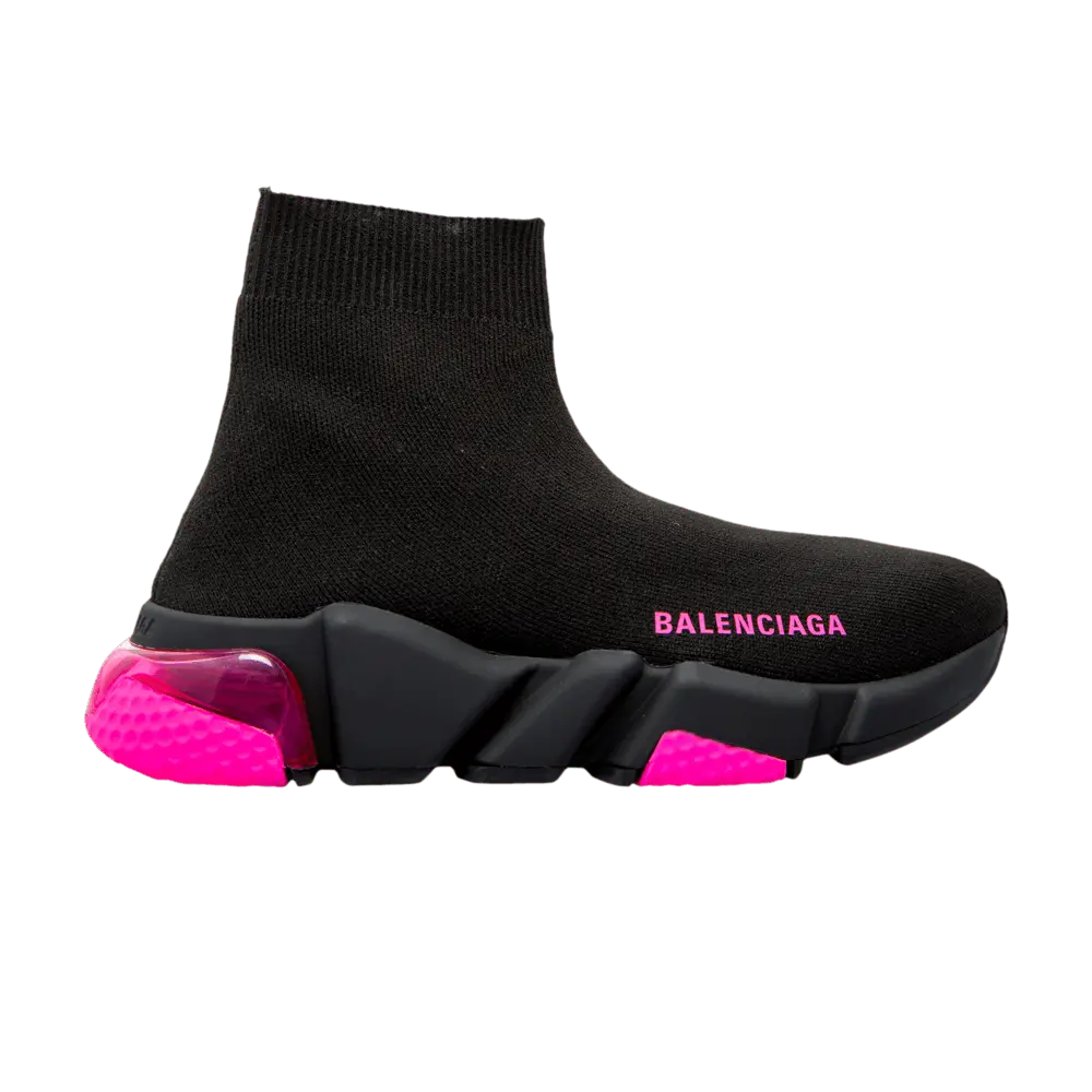 Alternative view of Giày Balenciaga Wmns Speed Trainer 'Clear Sole Black Pink' 607543 W05GJ 1051