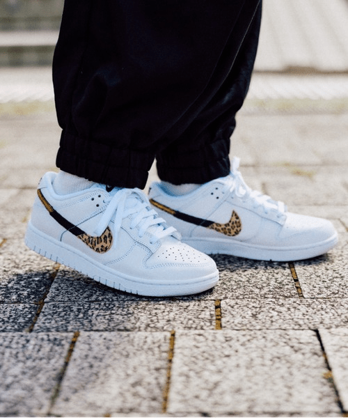 Giày Nike Dunk Low SE 'Animal Swoosh - White Leopard' DD7099-100 - Ảnh 6