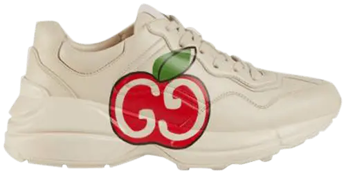 Giày Gucci Wmns Rhyton 'GG Apple Ivory' 609343-DRW00-9522