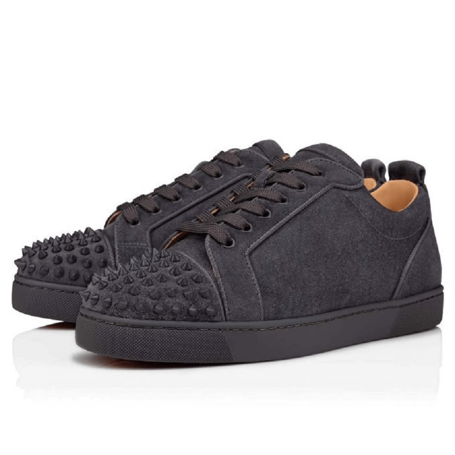 Giày Christian Louboutin Louis Junior Spikes 'Black' 3160934I395 - Ảnh 2