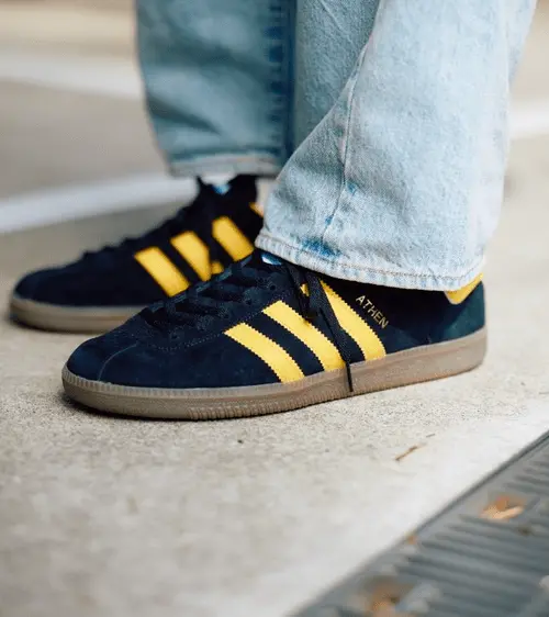 Alternative view of Giày Adidas City Series Athen Size Black Yellow H01812