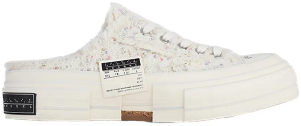 Giày xVESSEL G.O.P. Slip On 'White Tweed'