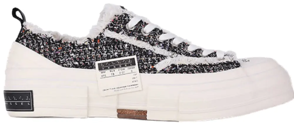 Giày xVESSEL G.O.P. Lows 'Black Tweed'