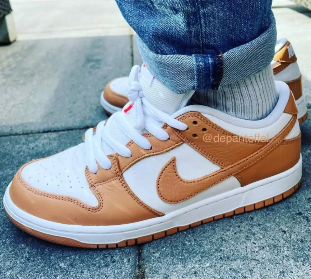 Giày Nike SB Dunk Low Light Cognac DM8998-200 - Ảnh 6