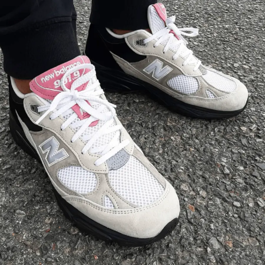 Giày New Balance 991.9 Made In UK ‘Grey Pink’ M9919FR - Ảnh 3