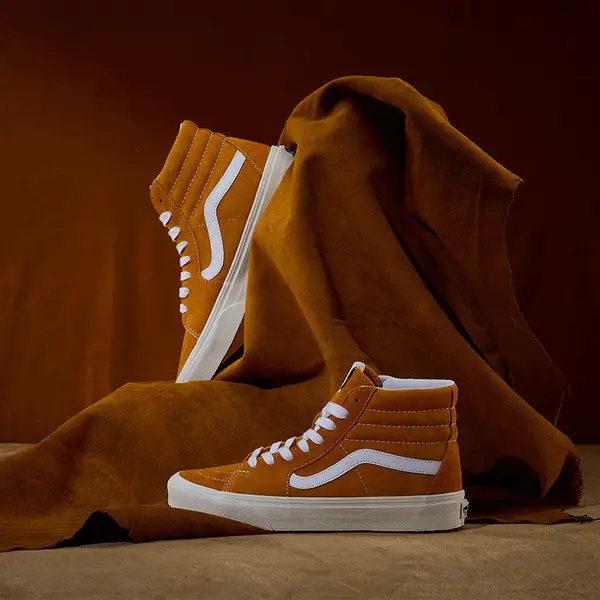 Alternative view of Giày Vans SK8-Hi Skate 'Orange Suede' VN0A4U3C2O3