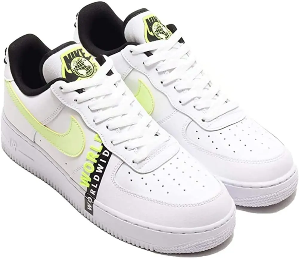 Alternative view of Giày Nike Air Force 1 Low Worldwide White Volt CK6924-101