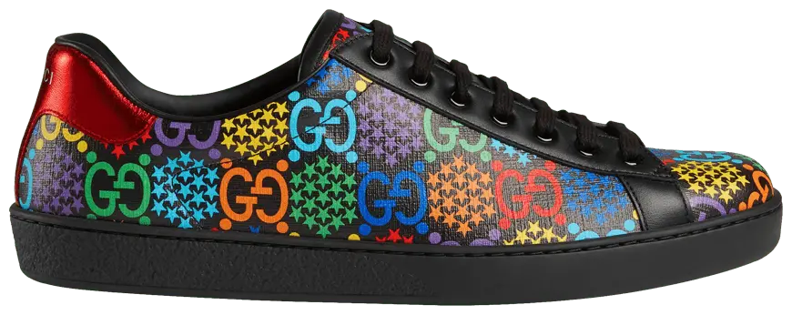 Giày Gucci Ace GG Supreme Low 'Psychedelic - Black' 610085-H2020-1110