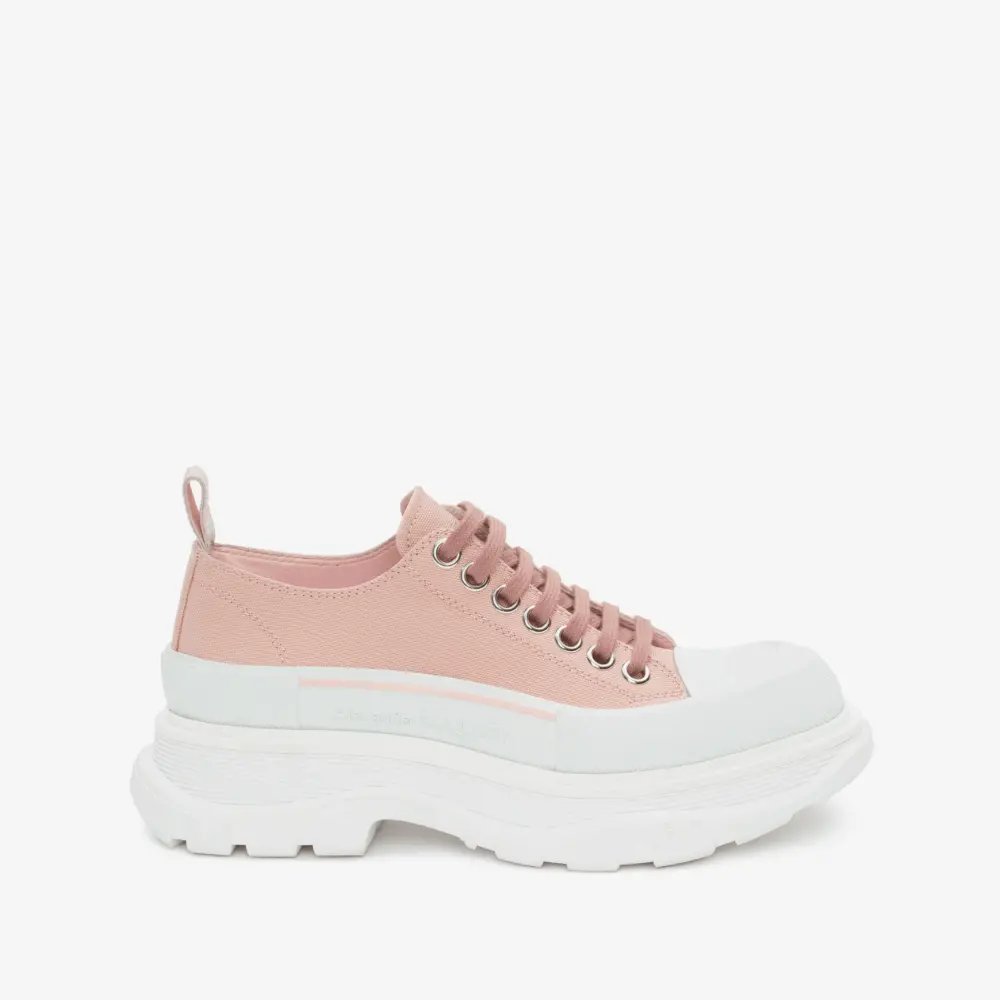 Alternative view of Giày Alexander McQueen Wmns Tread Slick Lace Up 'Magnolia' 611705-W4LR1-9243