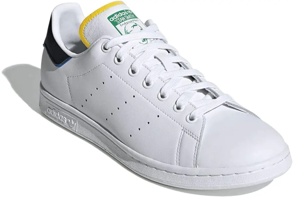 Alternative view of Giày Adidas Stan Smith 'Green Yellow' FY2357