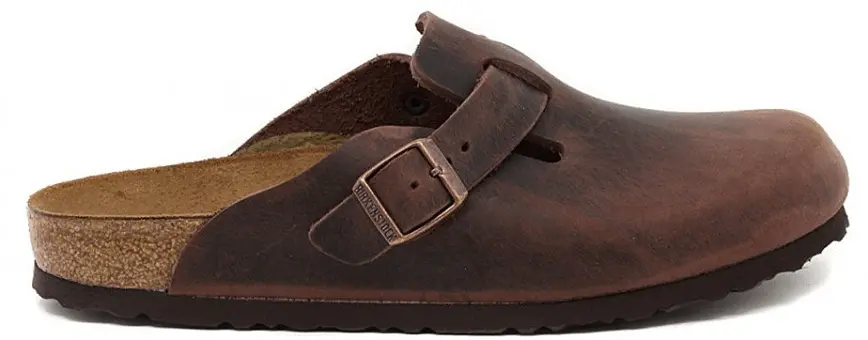 Dép Birkenstock Boston Oiled Leather 'Habana Narrow' 860133