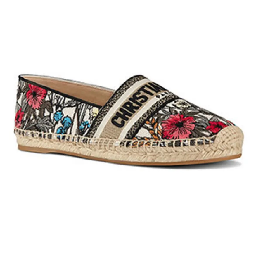 Giày Dior Espadrille 'Multicolor Mille Fleurs' KCB585MLE_S89Z - Ảnh 8