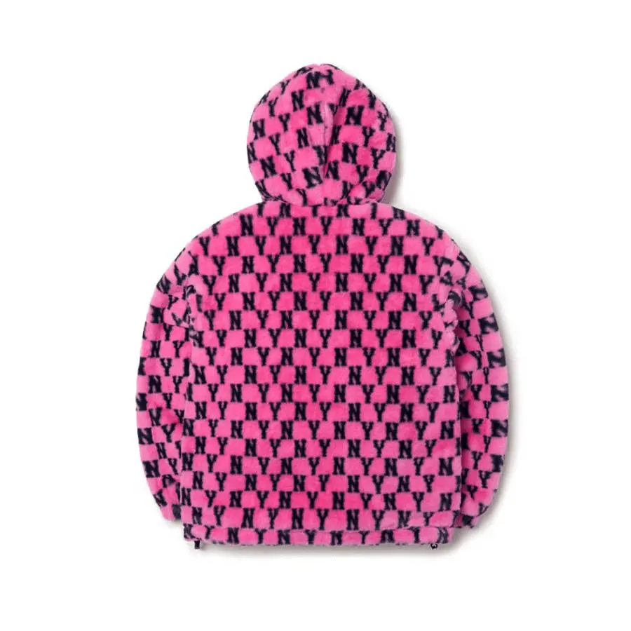 Alternative view of Áo MLB Monogram Plush Fleece Jumper NY Yankees 3AJPF1816-50PKD