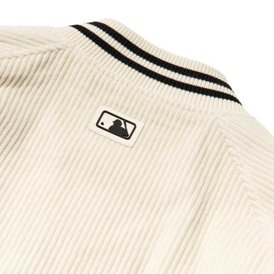 Áo MLB Bomber Basic Padded Corduroy Jumper NY Yankees 3AJP02016-50CRS - Ảnh 5