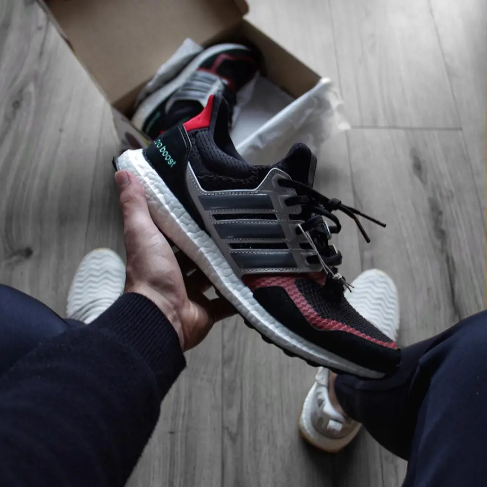 Giày Adidas Ultra Boost S&L Black Red Blue EF1360 - Ảnh 3