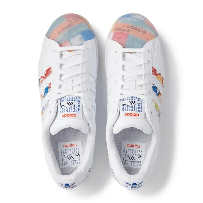 Alternative view of Giày Adidas Superstar 'Multi Logo' GX2717