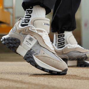 Alternative view of Giày Li Ning Fashion Show Men's Fashion Running Shoes Gray ARYR025-2