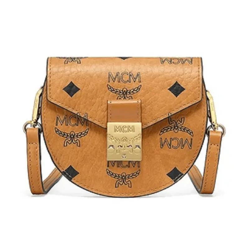 Túi MCM Patricia Round Crossbody Wallet in Visetos MYSAAPA03CO001