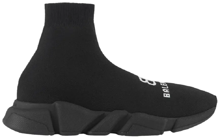 Giày Balenciaga Wmns Recycled Speed Sneaker 'Black' 617192 W2A51 1000