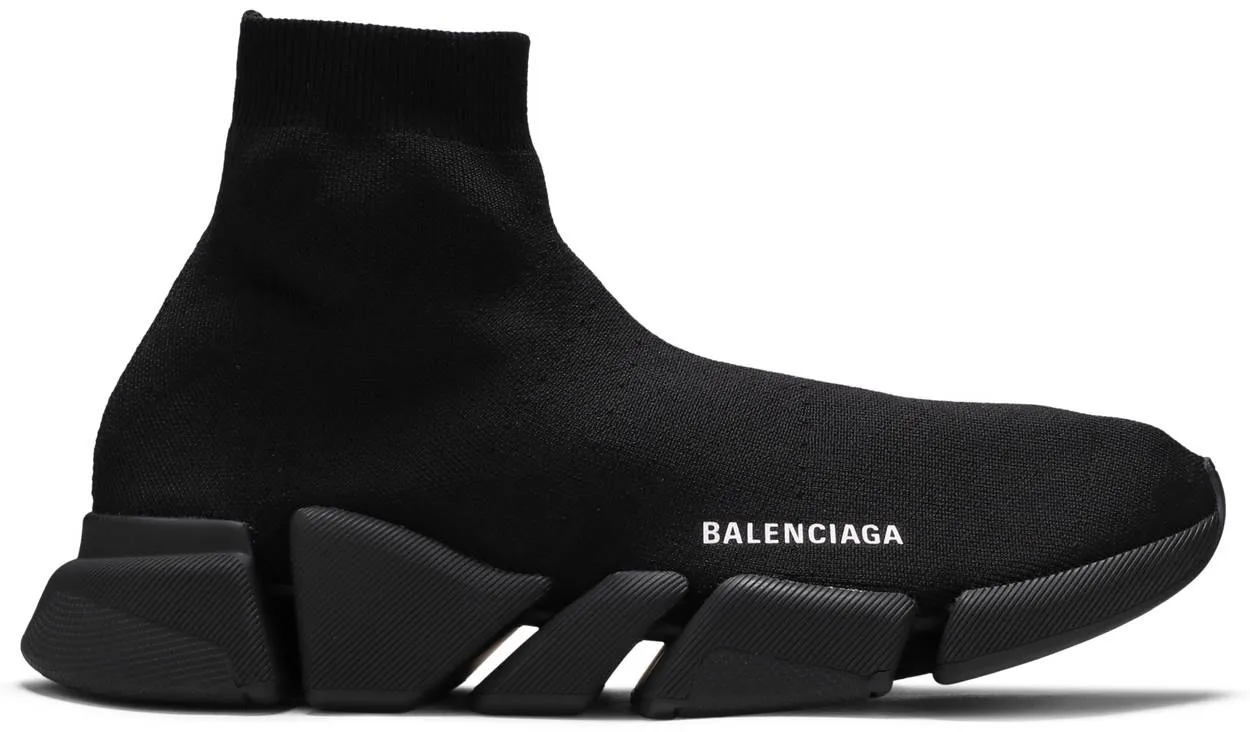 Giày Balenciaga Speed 2.0 Sneaker 'Black' 617239 W2DB1 1013