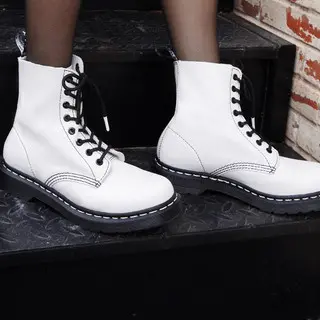 Giày Dr.Martens 1460 Pascal Virginia Women's 'White' 25818113 - Ảnh 3
