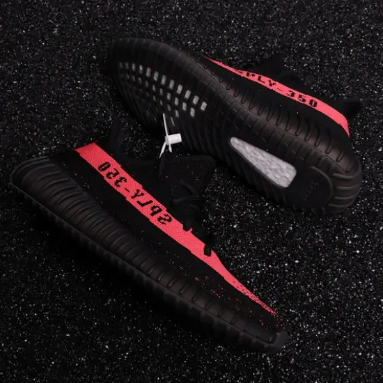 Giày Adidas Yeezy Boost 350 V2 'Core Black Red' BY9612 - Ảnh 4