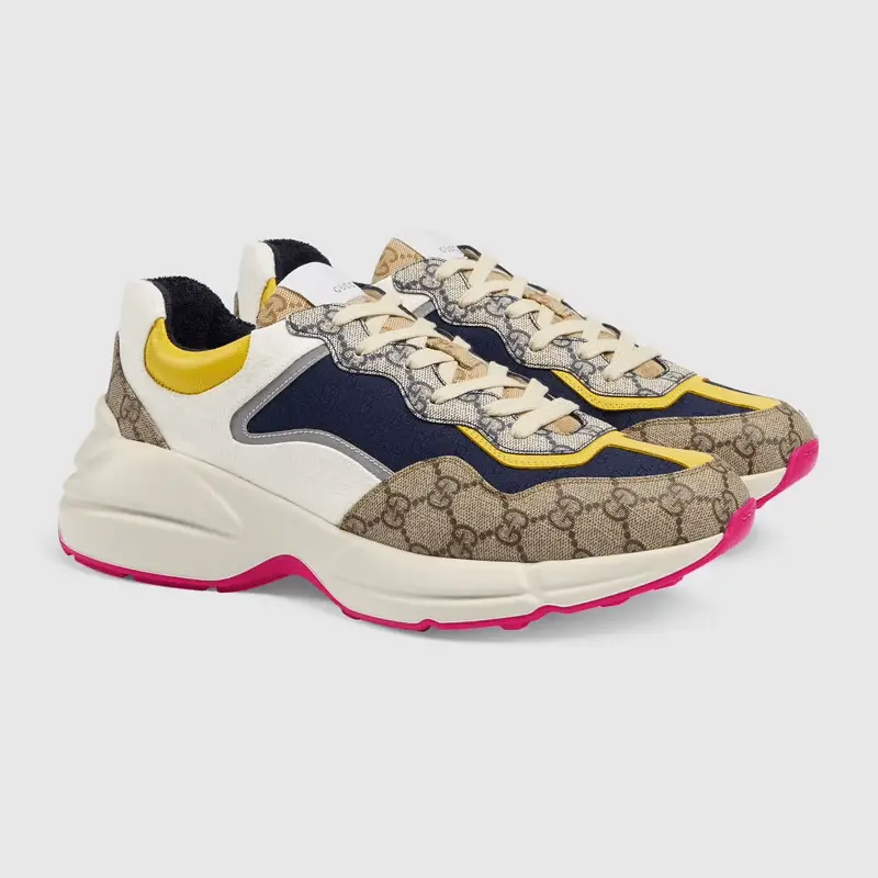 Alternative view of Giày Gucci Men's GG Rhyton sneaker 619891-99WF0-4370