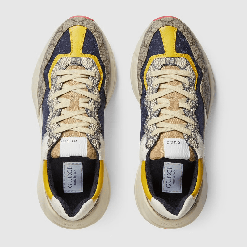 Giày Gucci Men's GG Rhyton sneaker 619891-99WF0-4370 - Ảnh 4
