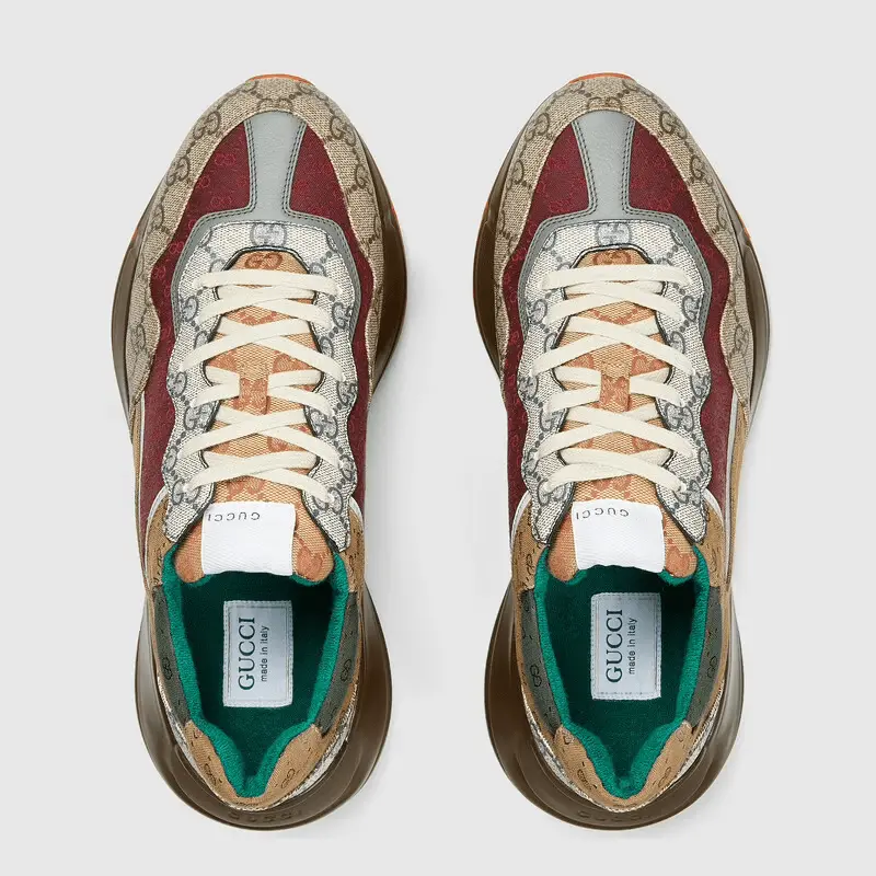 Giày Gucci Men's GG Rhyton sneaker 619891-99WG0-6060 - Ảnh 4