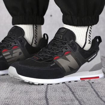 Giày New Balance 574 'Black Team Red' ML574ISE - Ảnh 2