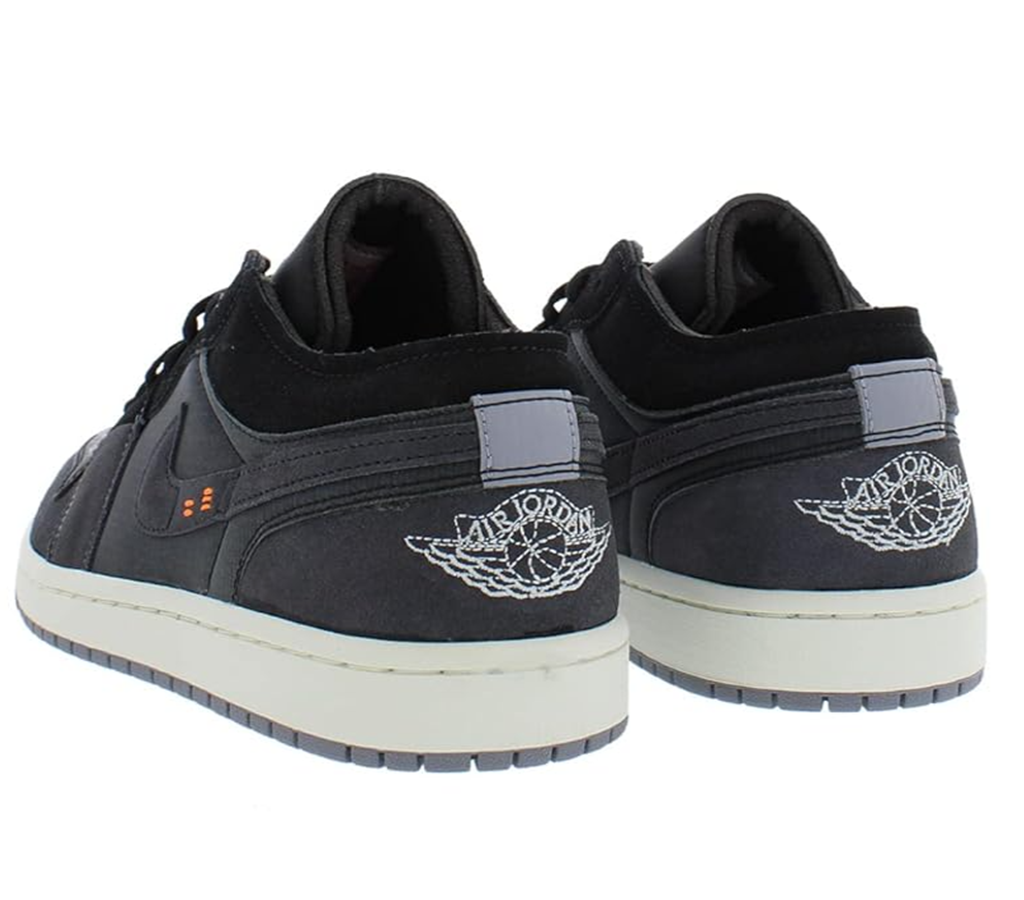 Giày Nike Air Jordan 1 Low Craft Inside Out 'Black' DN1635-001 - Ảnh 4