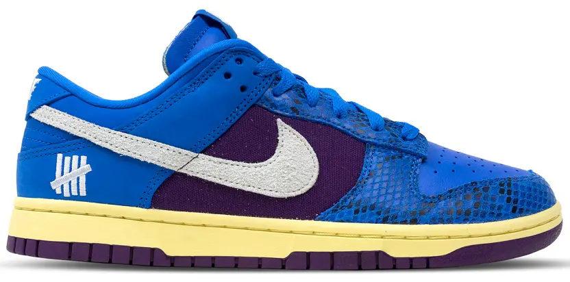 Giày Nike Dunk Low Undefeated 5 On It Dunk Vs AF1 'Blue' DH6508-400