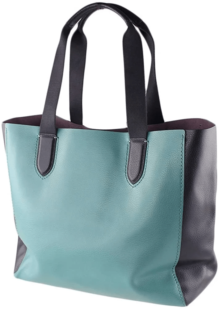 Túi Coach Derby Large Tote Bag 'Blue Green' F11833 - Ảnh 4