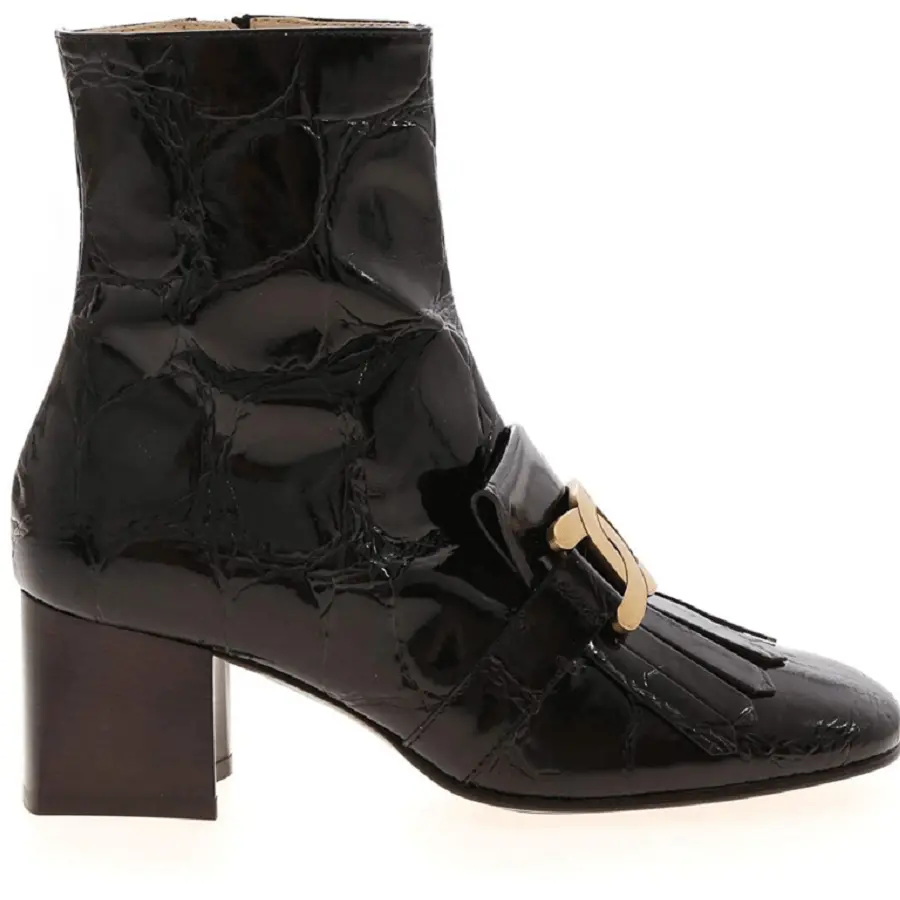 Giày Tod’s BLACK LEATHER ANKLE BOOTS XXW71C0DH90XLXB999