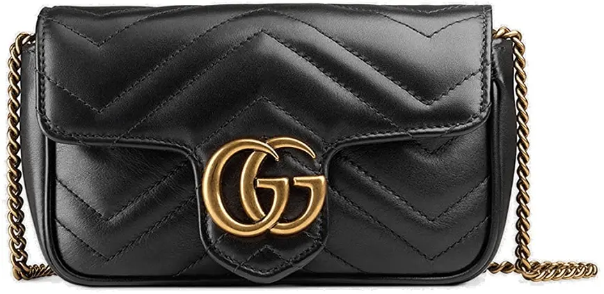 Túi Gucci GG Marmont Matelassé Super Mini Bag 476433 DSVRT 1000