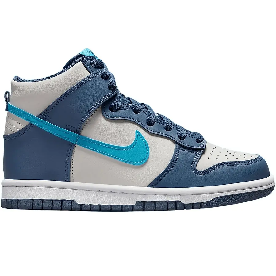 Giày Nike Dunk High Light Bone Diffused Blue (GS) DB2179-006