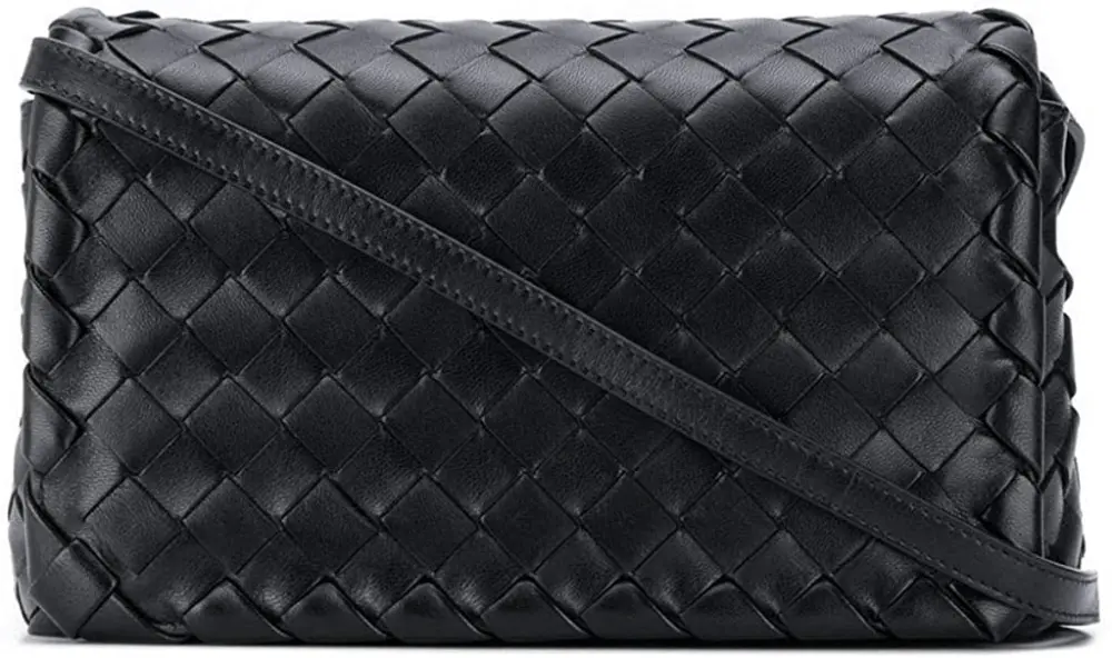 Túi Bottega Veneta Lambskin 'Black' 609231-VCPP-18803